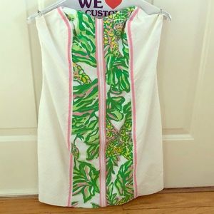 Lily Pulitzer Strapless Dress! Size 4